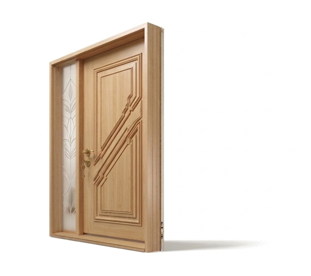 Solid wood door