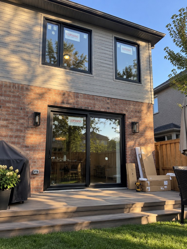 Sliding patio door